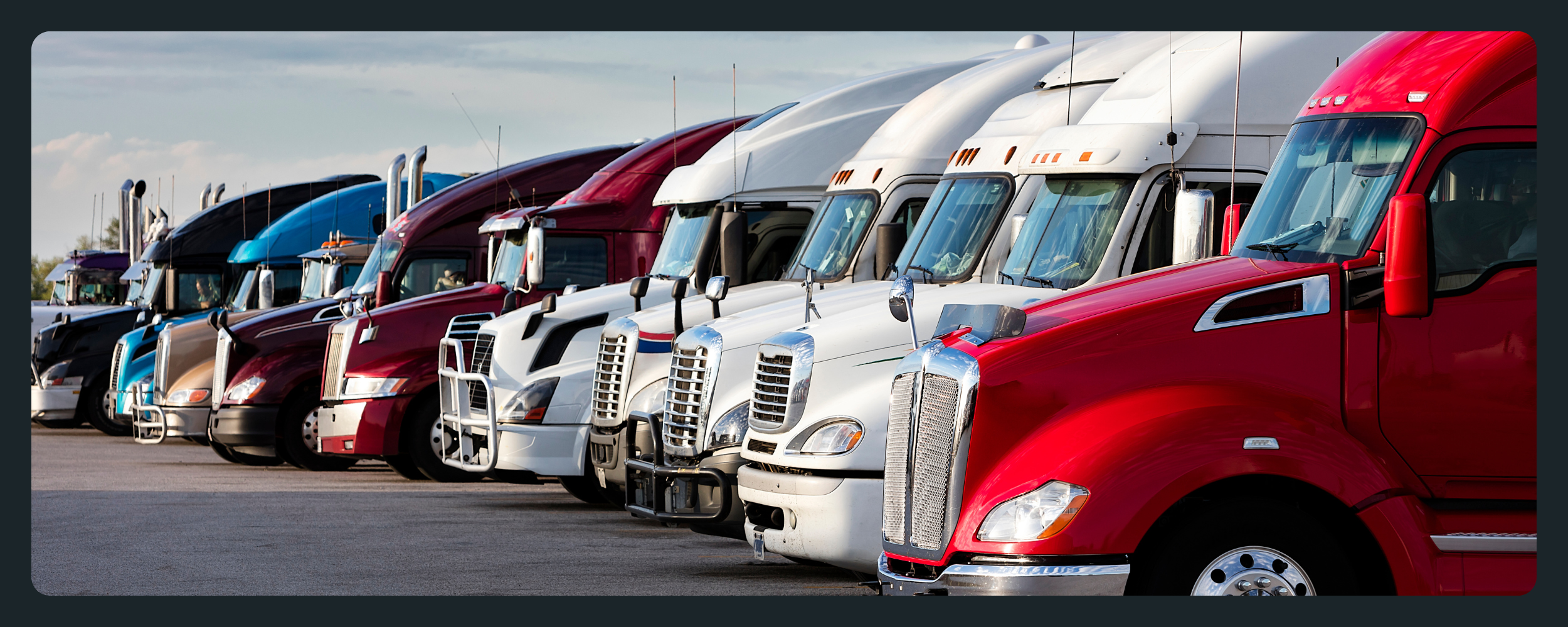 Heavy-duty trucks representing diesel engine applications