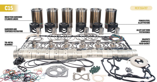 MCIF3564787 | Inframe Kit for Caterpillar 3406E/C15/C16 Applications - Limitless Contracting LLC